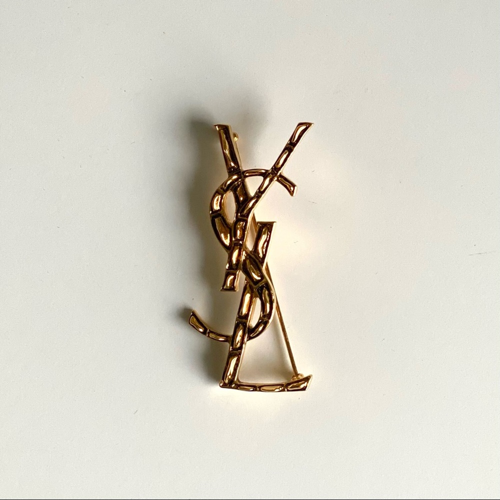 *SOLD* YSL Brooch w/ Original Pouch & Box